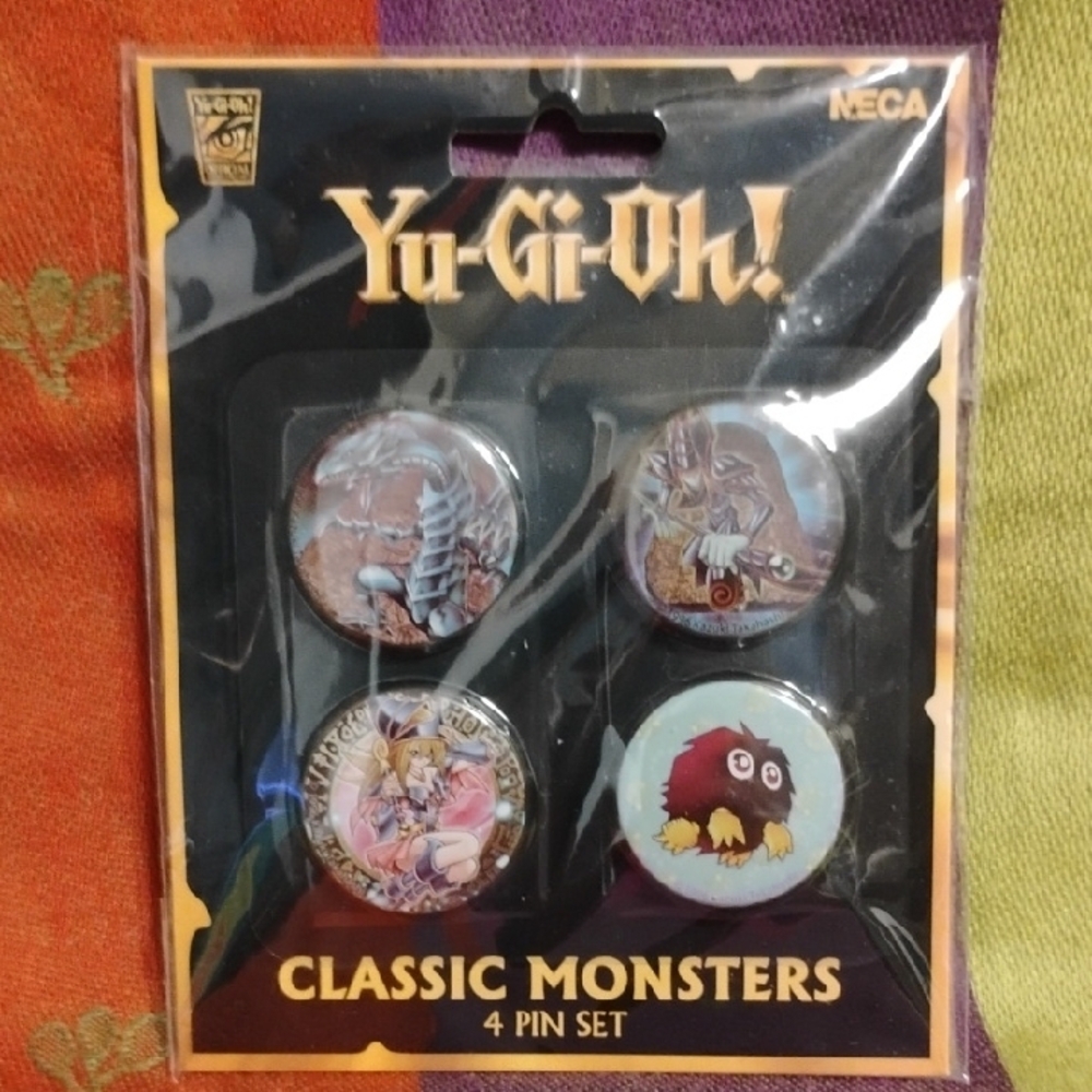 Yu-Gi-Oh Classic Monsters Button Set Multicolor